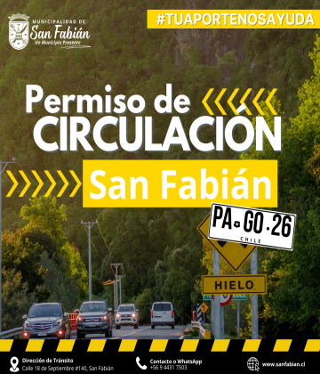 PERMISO DE CIRCULACIÓN 2026