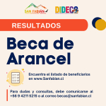 Imagen de sobre resultados beca de arancel 2023
